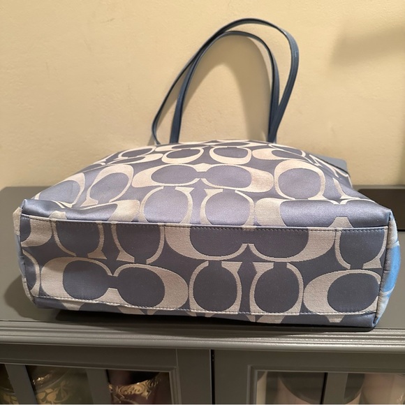 Coach Blue Tote Bag style F18335 (2011) - Picture 9 of 14